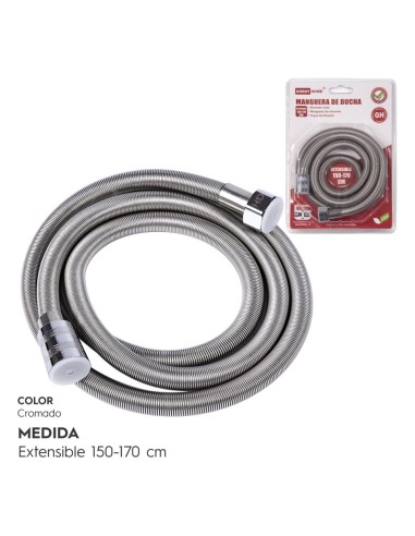 MANGUERA DE DUCHA SUPREME EXTENSIBLE 1,50-1,70 m