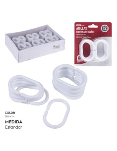 ANILLAS PARA CORTINAS BLANCAS