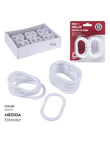 ANILLAS PARA CORTINAS BLANCAS