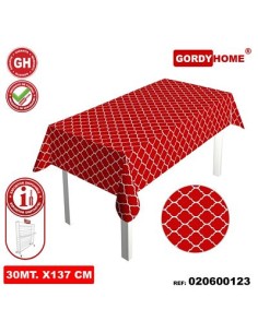 MANTEL HULE 1,37x30 M  RED ROJA