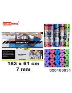ESTERILLA DE YOGA 7MM 183X61CM