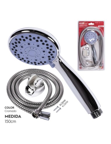 CONJUNTO DUCHA 3 PZAS 1,5 M MOD 15