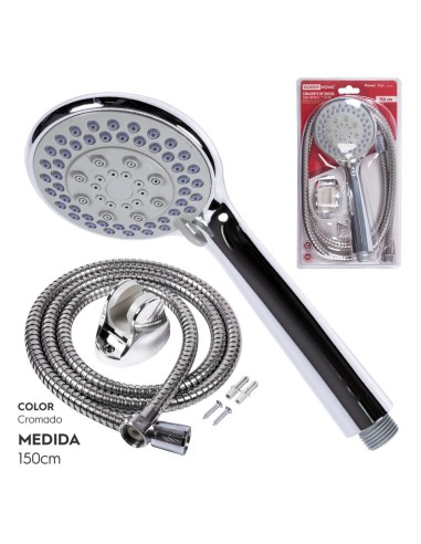 CONJUNTO DUCHA 3 PZAS 1,5 M MOD 17