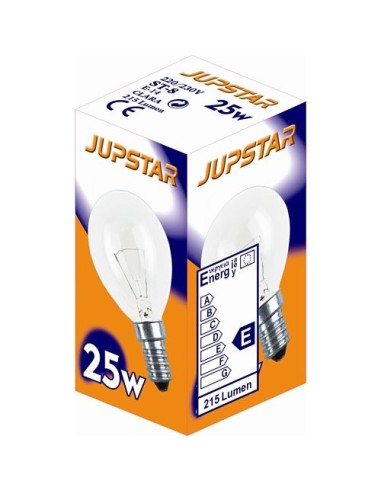 BOMBILLA 25W E14 G45 HALOGENA