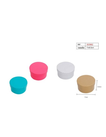 CAJA REGALO 11X6.5CM 4 COL