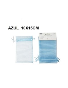 BOLSA DE REGALO 5PCS 10X15CM CELESTE