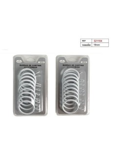 ANILLAS 10 und PARA CORTINA METAL 19MM B.Y O.