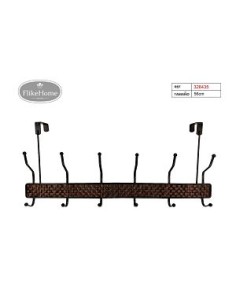 PERCHA PUERTA C/6 GANCHOS