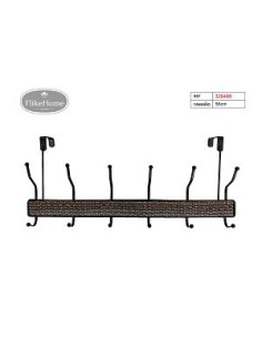 PERCHA PUERTA C/6 GANCHOS