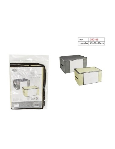 BOLSA MULTIUSO 45X30X20CM BEIGE