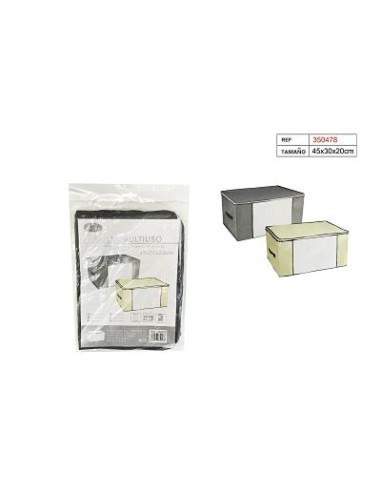 BOLSA MULTIUSO 45X30X20CM GRIS