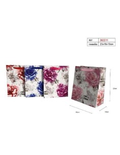 BOLSA PARA REGALO 23X18X10CM 4MOD.