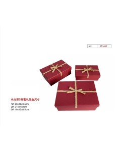 SET 3 CAJAS REGALO 23X16X9.5CM