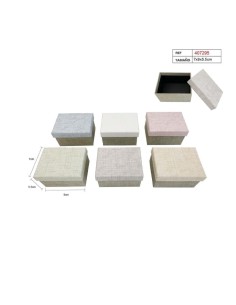 CAJA DE REGALO 7X9X5.5CM 6COL.
