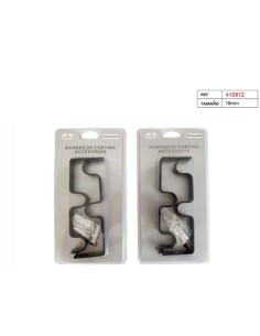 SOPORTE PARA BARRA DE CORTINA DOBLE 19MM 2PCS N.