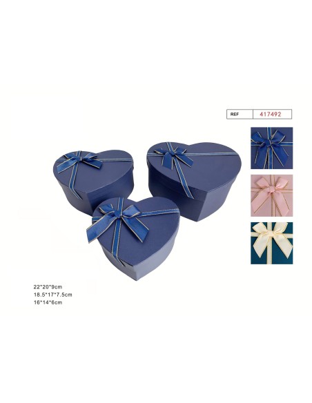 SET 3 CAJAS REGALO 22*20*9CM