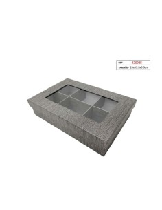 CAJA C/6 ESPACIOS 23X15.5X5.5