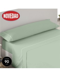 SABANAS 90CM VERDE AGUA 50% ALGODÓN "LISA"