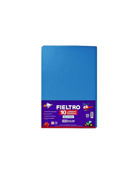 FIELTRO AZUL PASTEL 60X40