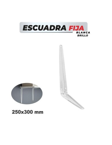 ESCUADRA 250X300MM BLANCA BRILLO