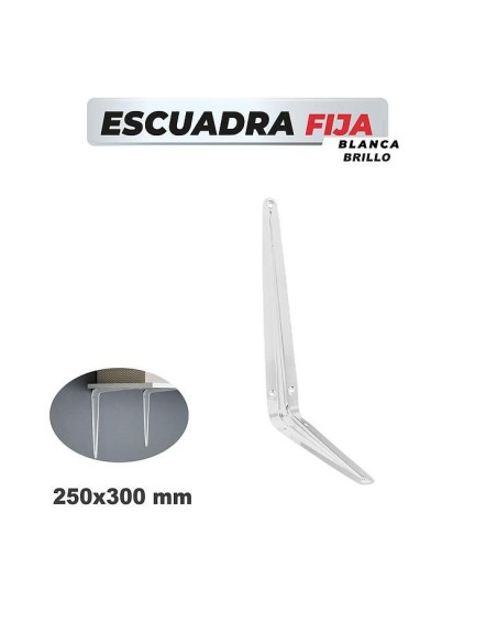 ESCUADRA 250X300MM BLANCA BRILLO