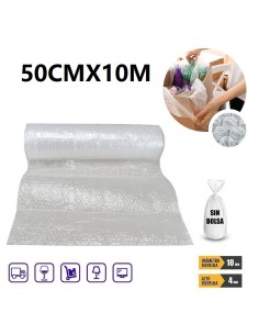 BURBUJA 50CMX10M SIN BOLSA