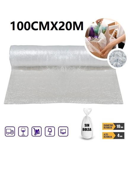 BURBUJA 100CMX20M SIN BOLSA