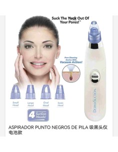 ASPIRADOR PUNTO NEGRO FACIAL