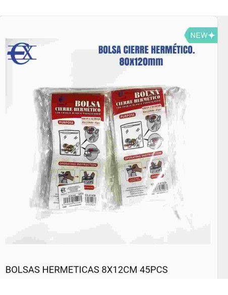 BOLSA HERMETICA 8X12CM