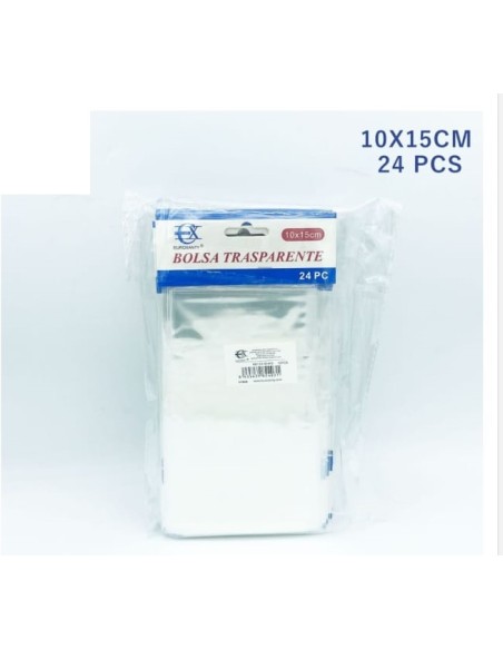 BOLSA 10X15CM 24PCS (12U)