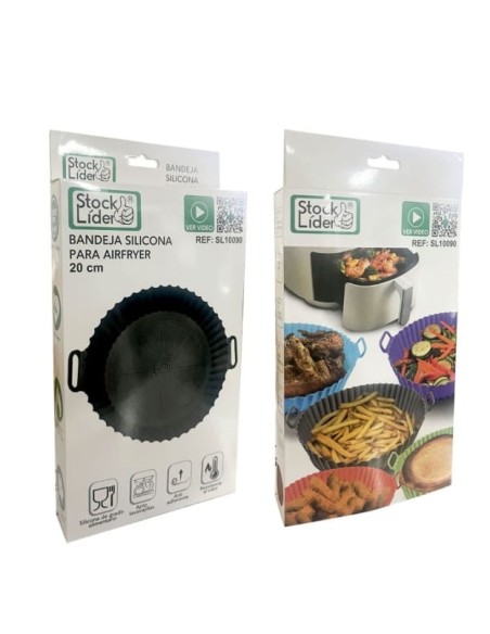 BANDEJA 20CM SILICONA FREIDORA AIRE REDONDO