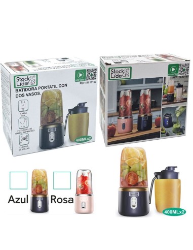 SL10160 BATIDORA PORTATIL 2 VASOS