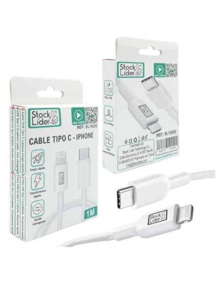 CABLE USB TIPO C - IPHONE (10U)