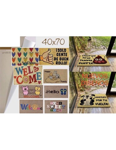 FELPUDO 40X70 COCO NATURAL FANTASIA