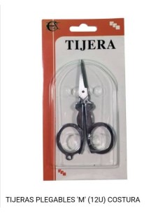 TIJERAS PLEGABLES 'M' (12U)