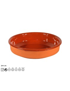 CAZUELA 24 CM 0024 BARRO