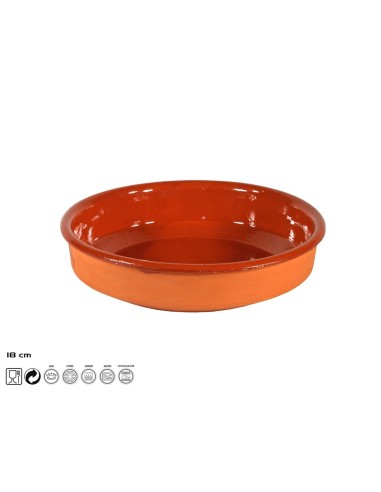 CAZUELA 18 CM 0018 BARRO