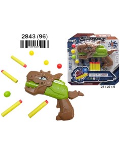 BLISTER PISTOLA DINOSAURIO PUNTERIA (24)(96)