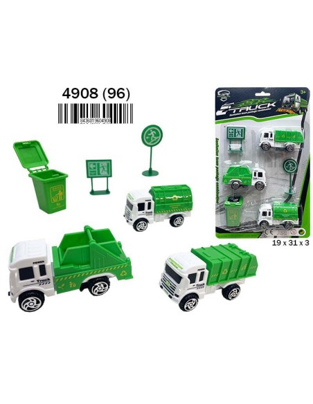 BLISTER 3 CAMIONES LIMPIEZA ACC. (24)(96)