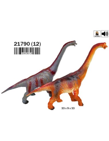 BRONTOSAURUS C/ SONIDO 2 COLORES (12)(12)