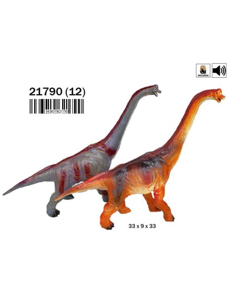 BRONTOSAURUS C/ SONIDO 2 COLORES (12)(12)