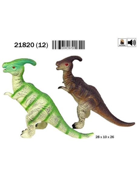 PARASHAUROLOPHUS C/ SONIDO 2 COLORES (12)(12)