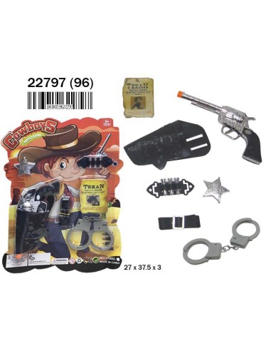 BLISTER PISTOLERO REVOLVER ACC. (24)(96)