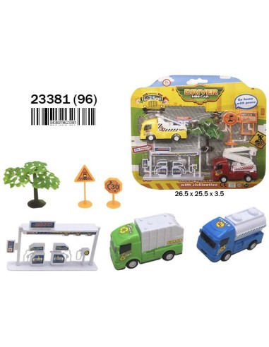 BLISTER CAMIONES ESTACION DE SERVICIO (24)(96)