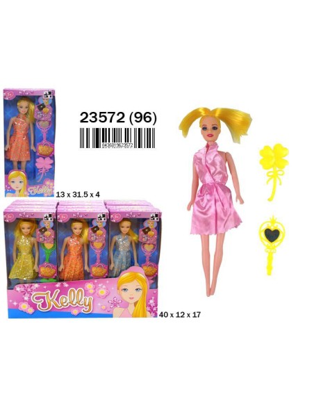 MUÑECAS VESTIDO C/ ACCESORIOS (12)(96)