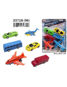 BLISTER 6 VEHICULOS (24)(96)