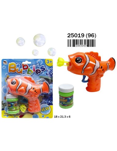 BLISTER PISTOLA POMPAS PEZ PAYASO (24)(96)