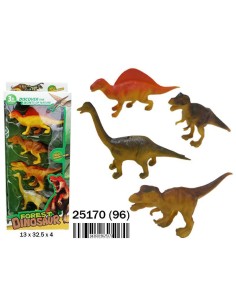 CAJA 4 DINOSAURIOS (24)(96)