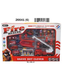CAJA ACCION BOMBEROS VEHICULOS Y ACCERIOS GIGANTE (6)(6)