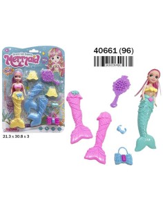 BLISTER SIRENITAS 3 COL. QUITA Y PON (24)(96)